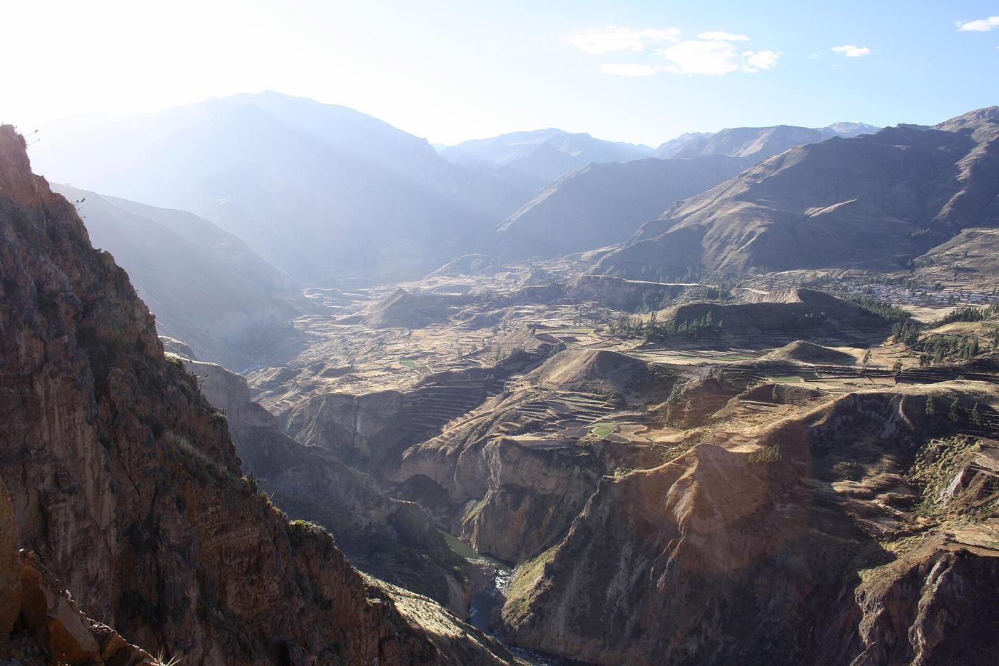 Sierra: Cañón del Colca, Arequipa.